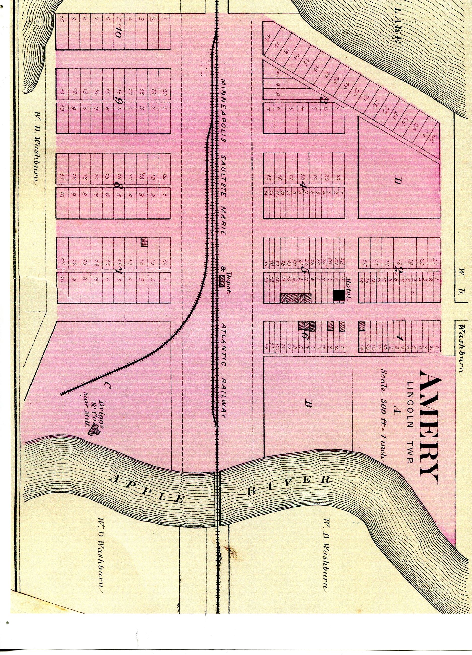 Amery Plat 1887